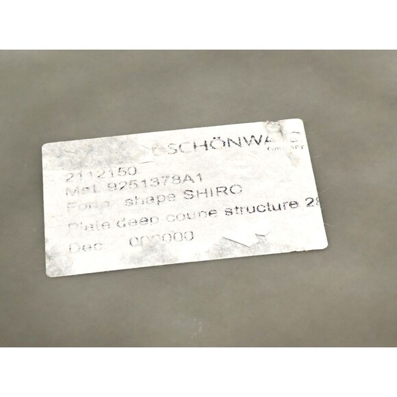 Schönwald Germany 620 Porcelain Plate Set of 4 Radial Pattern Gray Frost Shiro - Picture 7 of 16